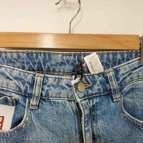 ザラ ZARA ジップフライ ストレートデニムパンツ レディース EUR:38